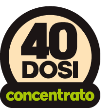 40 dosi, concentrato