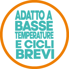 Adatto a basse temperature e cicli brevi